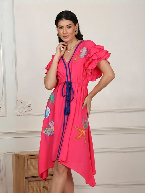 Avani Del Amour Dress Handkerchief Style Dress