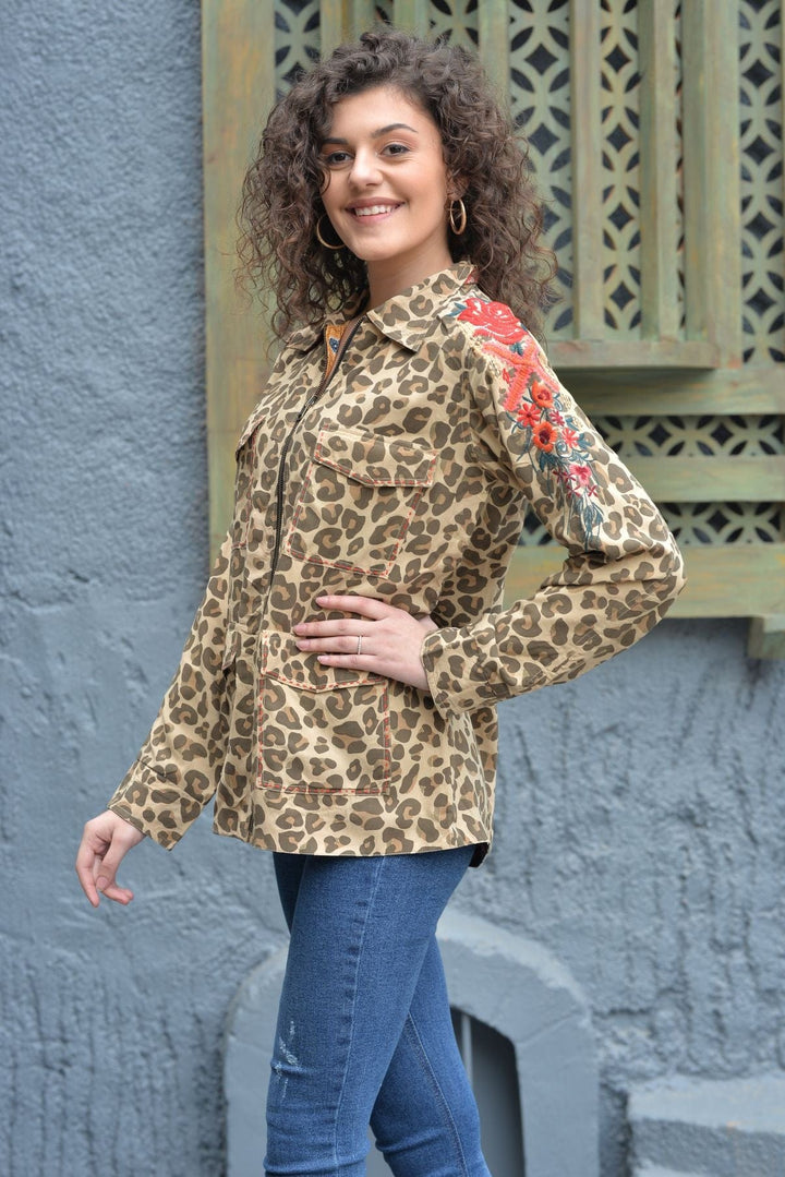 Avani Del Amour Jacket Big Cat Combo Reversible Jacket