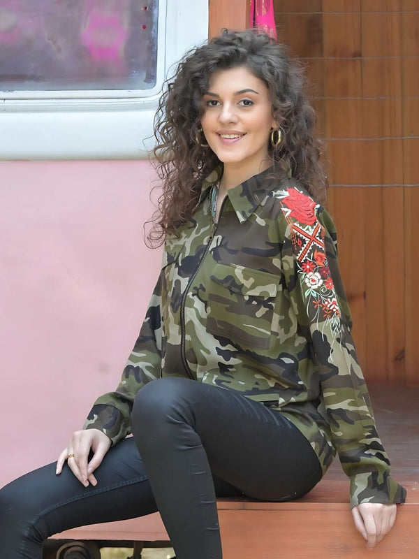 Avani Del Amour Jacket Can't Camouflage Me Reversible Jacket