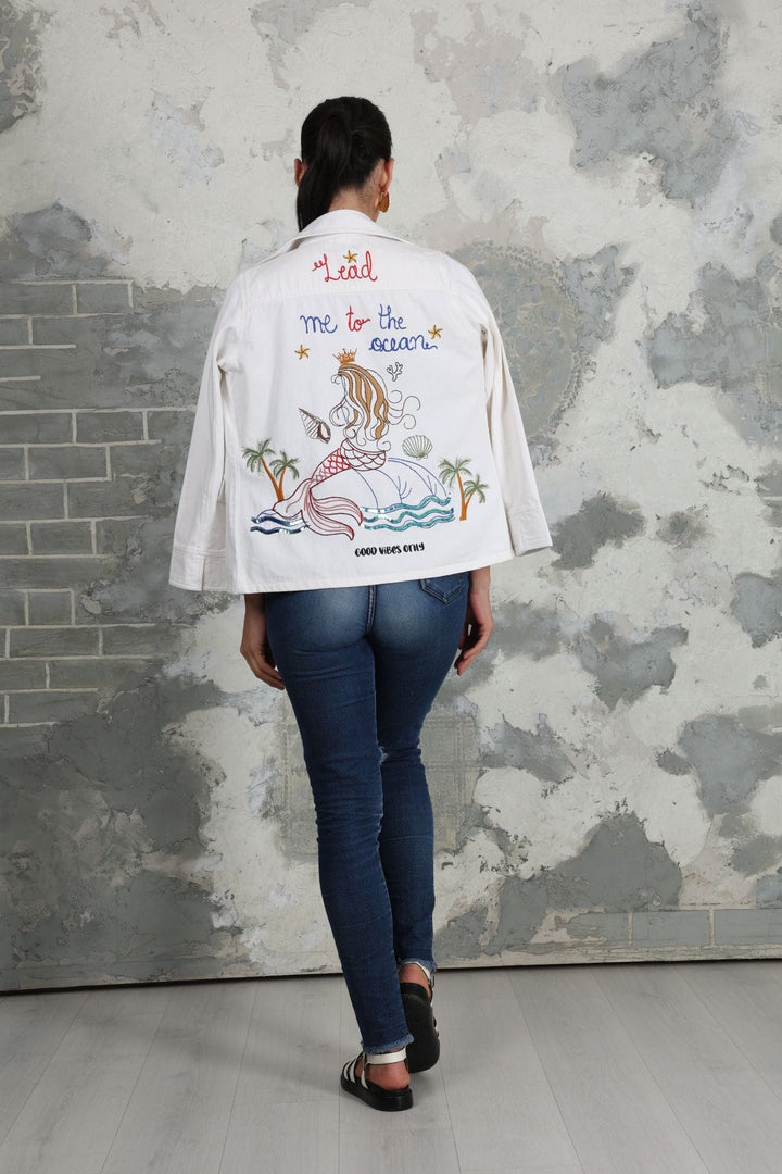 Avani Del Amour Jacket Mermaid Inspired Twill Jacket