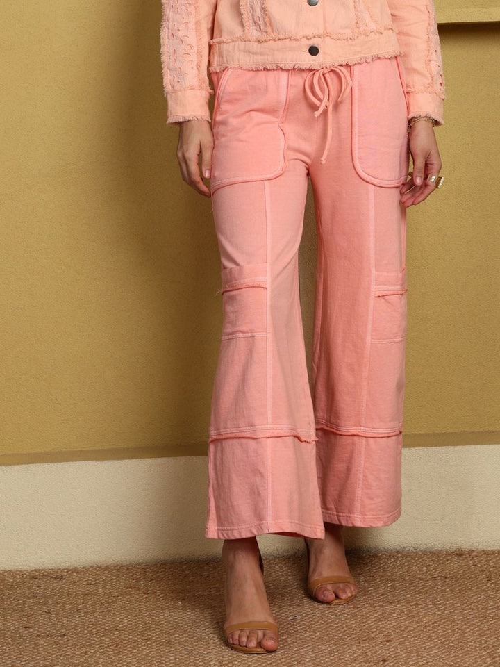 Avani Del Amour Palazzo pant Easy Fit Cargo Pocket Pants