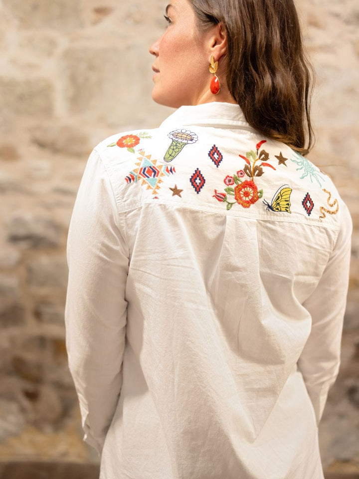 Avani Del Amour Shirt Arizona Embroidered Shirt Jacket