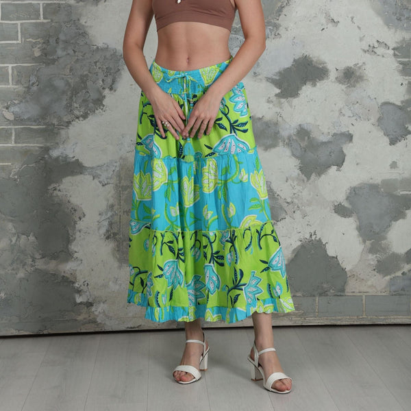 Avani Del Amour Skirt Dancing Flower Tiered Skirt