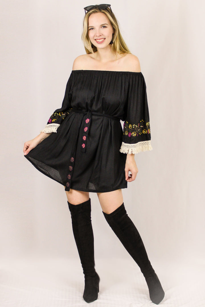 Avani Del Amour TOP Feeling Flirty Fringed Tunic Dress