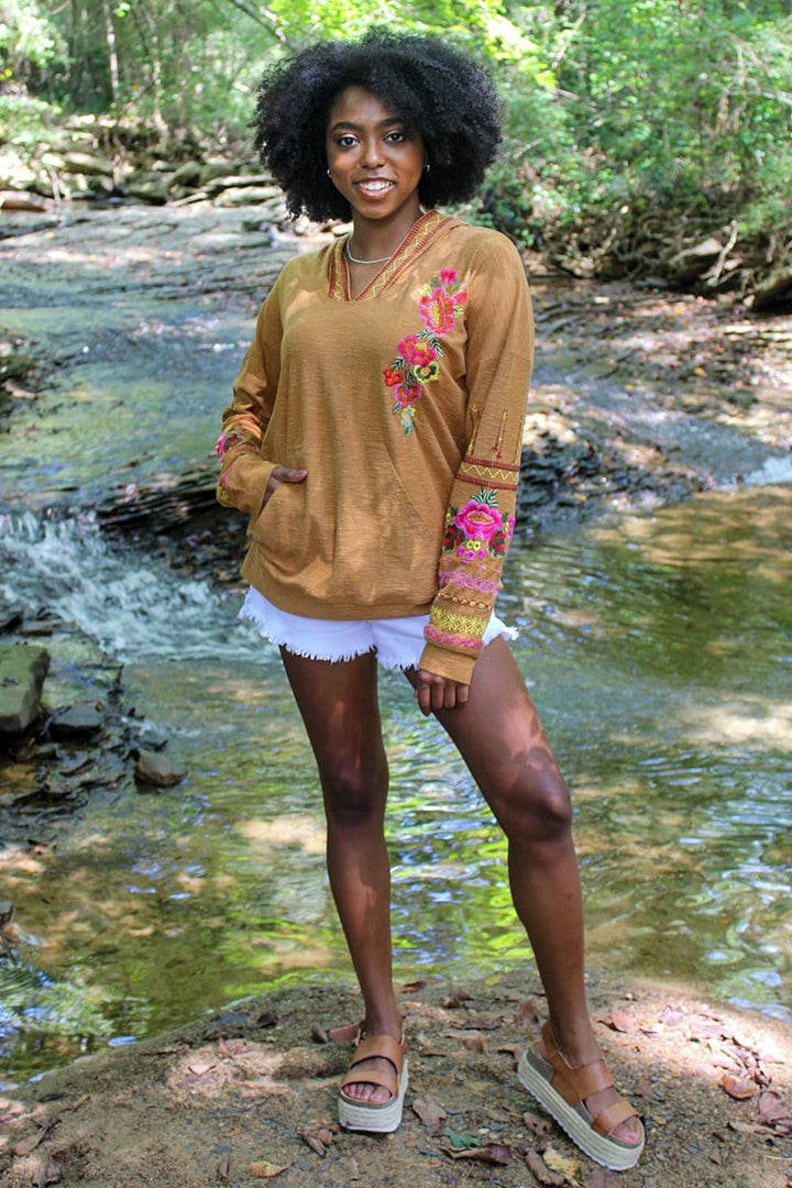 Avani Del Amour TOPS Boho Beachcomber Hoodie