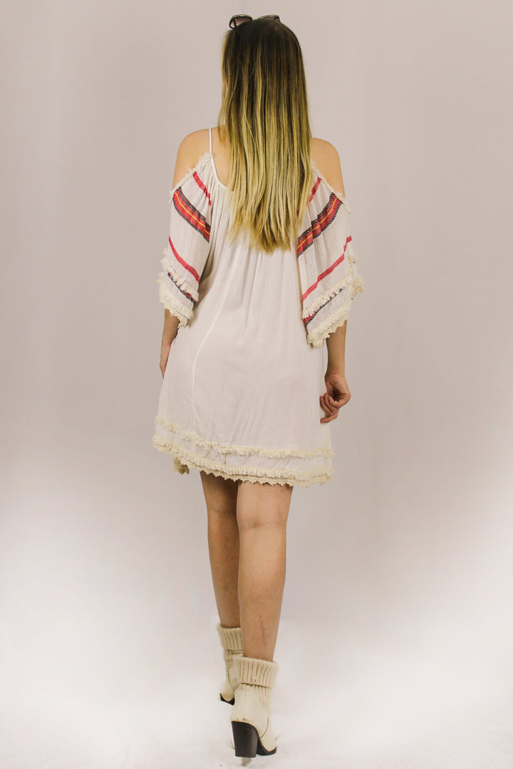 Avani Del Amour TOPS Carefree As Can Be Stripe Flowy Tunic