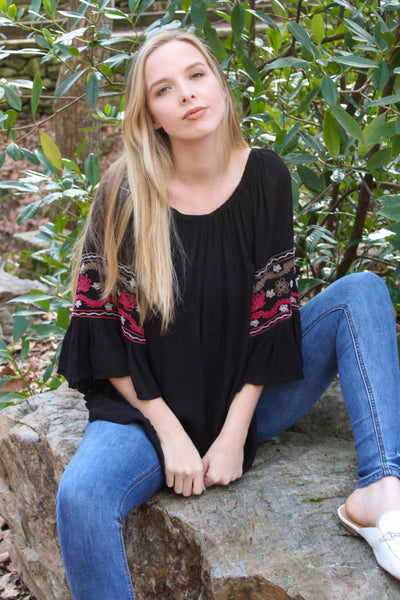 Avani Del Amour TOPS Take Me Out On The Town Tunic
